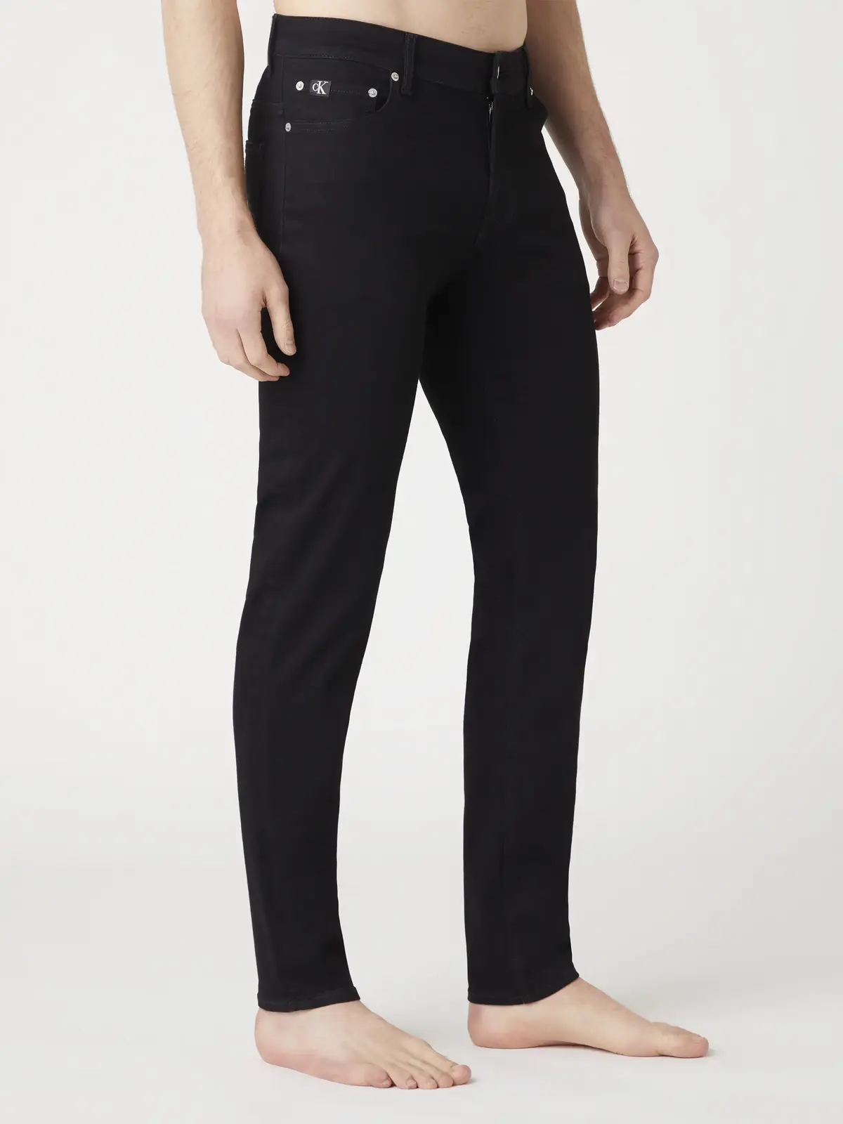 Calvin Klein SKINNY TAPER Erkek Antrasit Kot Pantolon