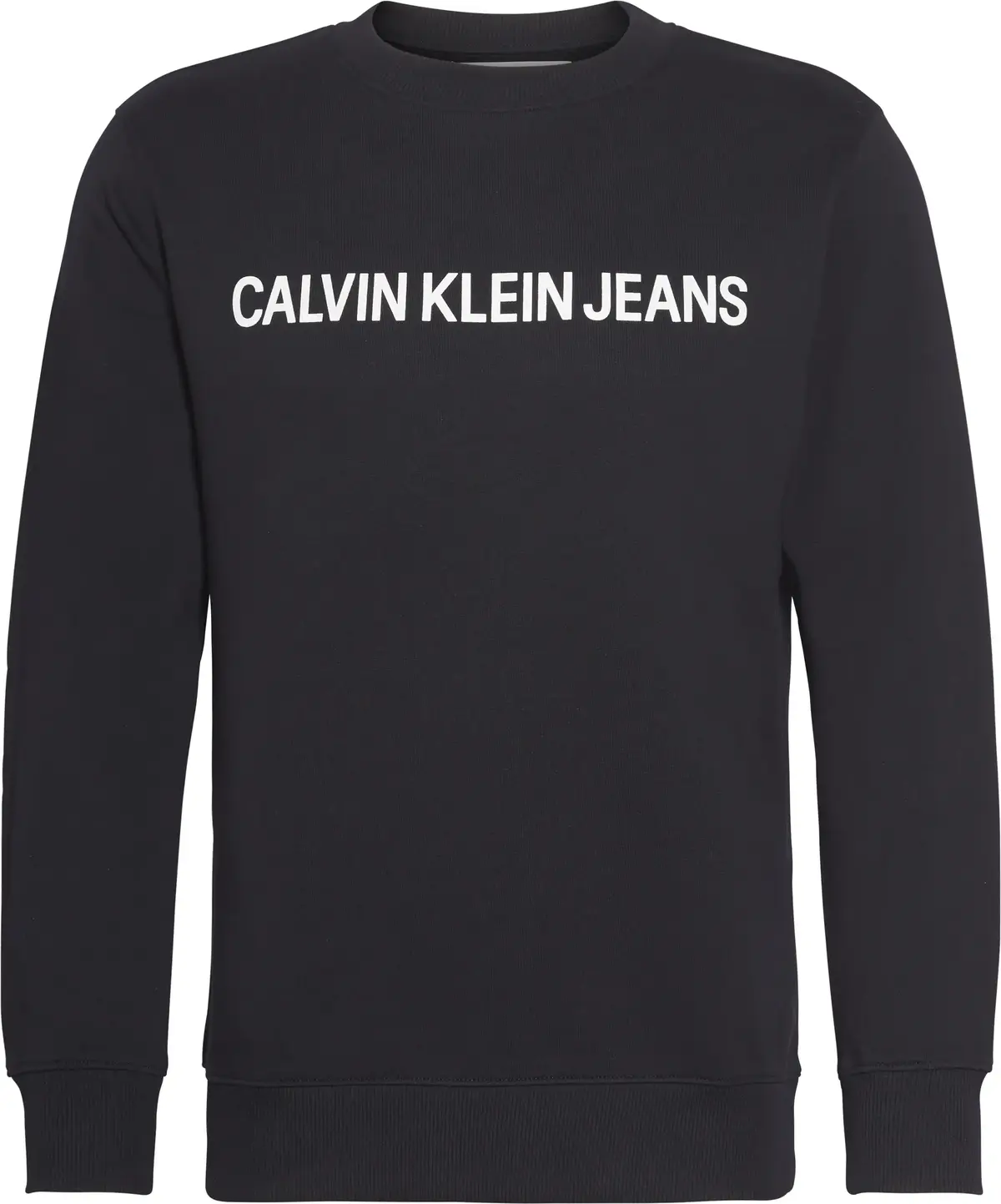 Calvin Klein CORE INSTITUTIONAL L Erkek Siyah Sweatshirt