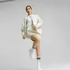 Puma T7 Faux Leather Bomber Beyaz Kadın Bomber Suni Deri Ceket