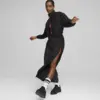 Puma Dare To Woven Cropped Track Jacket Siyah Kadın Fermuarlı Sweatshirt