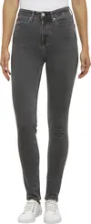 Calvin Klein CKJ 010 HIGH RISE SK Kadın Antrasit Kot Pantolon