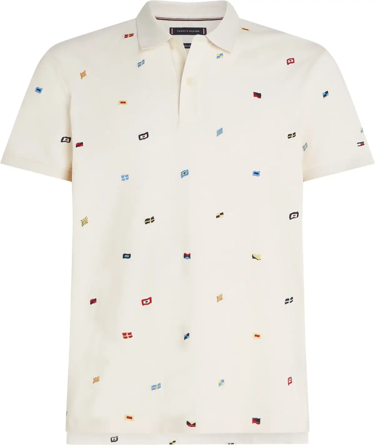 Tommy Hilfiger CRITTER REG POLO, Z00 Krem Erkek T-Shirt & Polo