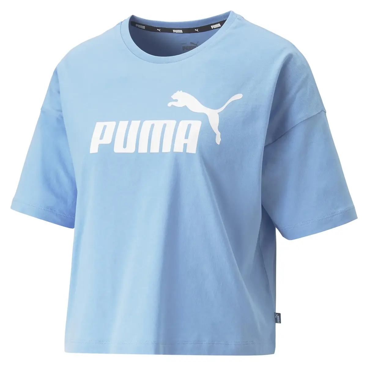 Puma Ess Cropped Logo Tee Day Dream Beyaz Kadın T-shirt