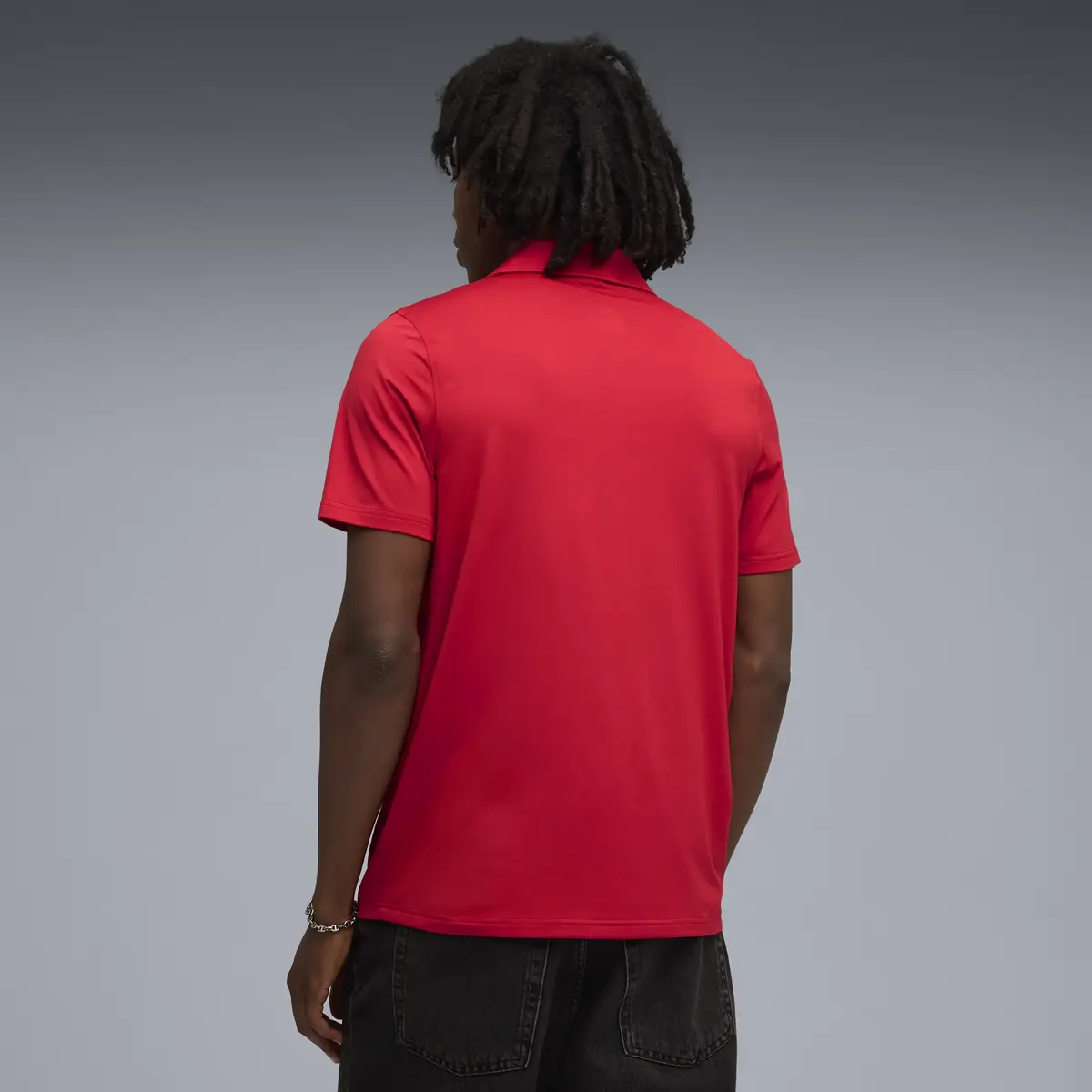 Puma Ferrari Sportswear CS Polo Kırmızı Erkek Polo T-Shirt