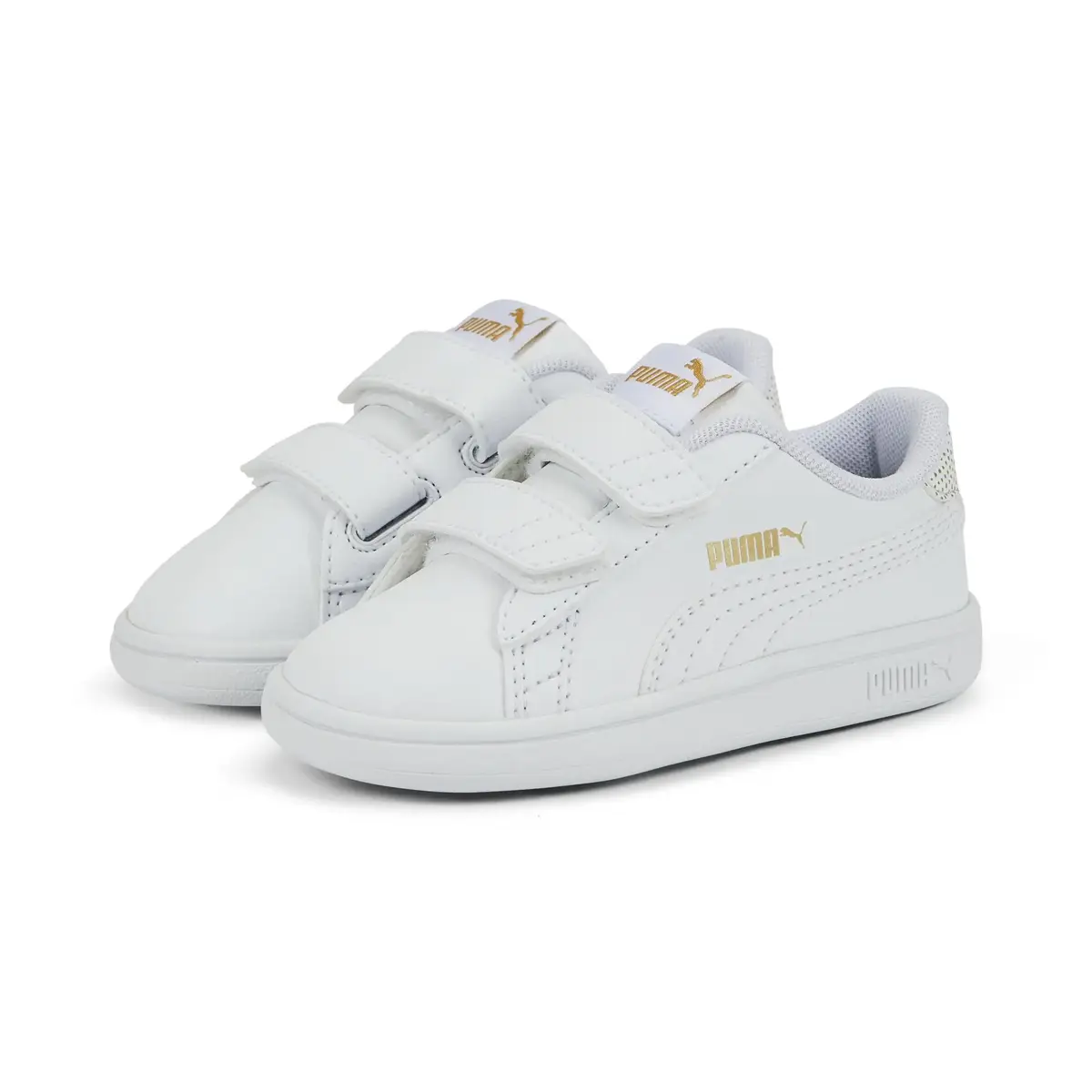 Puma Smash V2 Metallics V Inf Beyaz Kız Çocuk Günlük Spor Ayakkabı