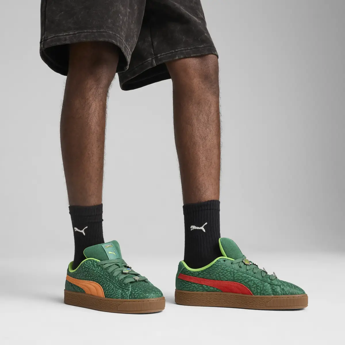 Puma Suede XL TMNT Yeşil Unisex Spor Ayakkabı & Sneaker