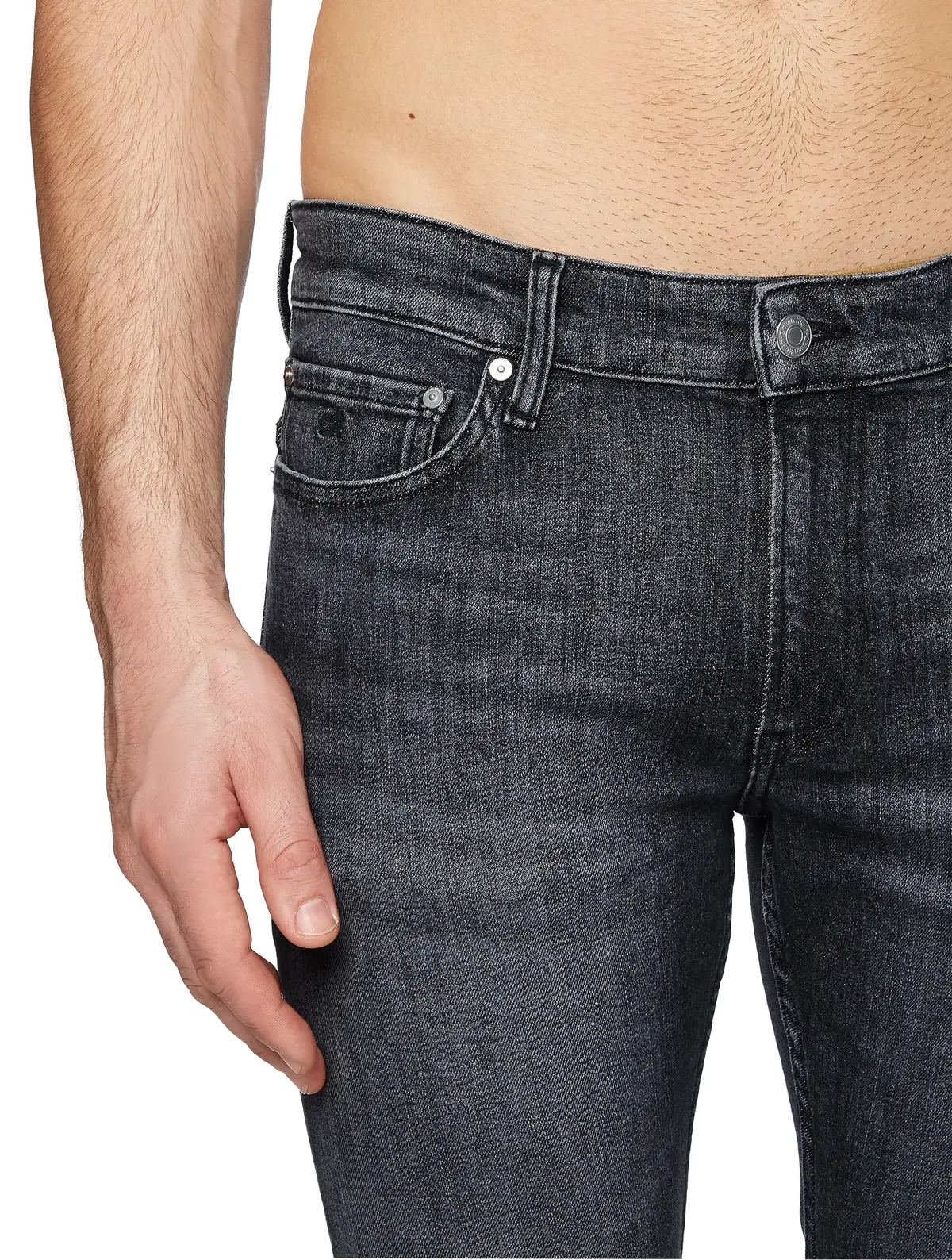 Calvin Klein MODERN SLIM DARK GRE Erkek Antrasit Kot Pantolon