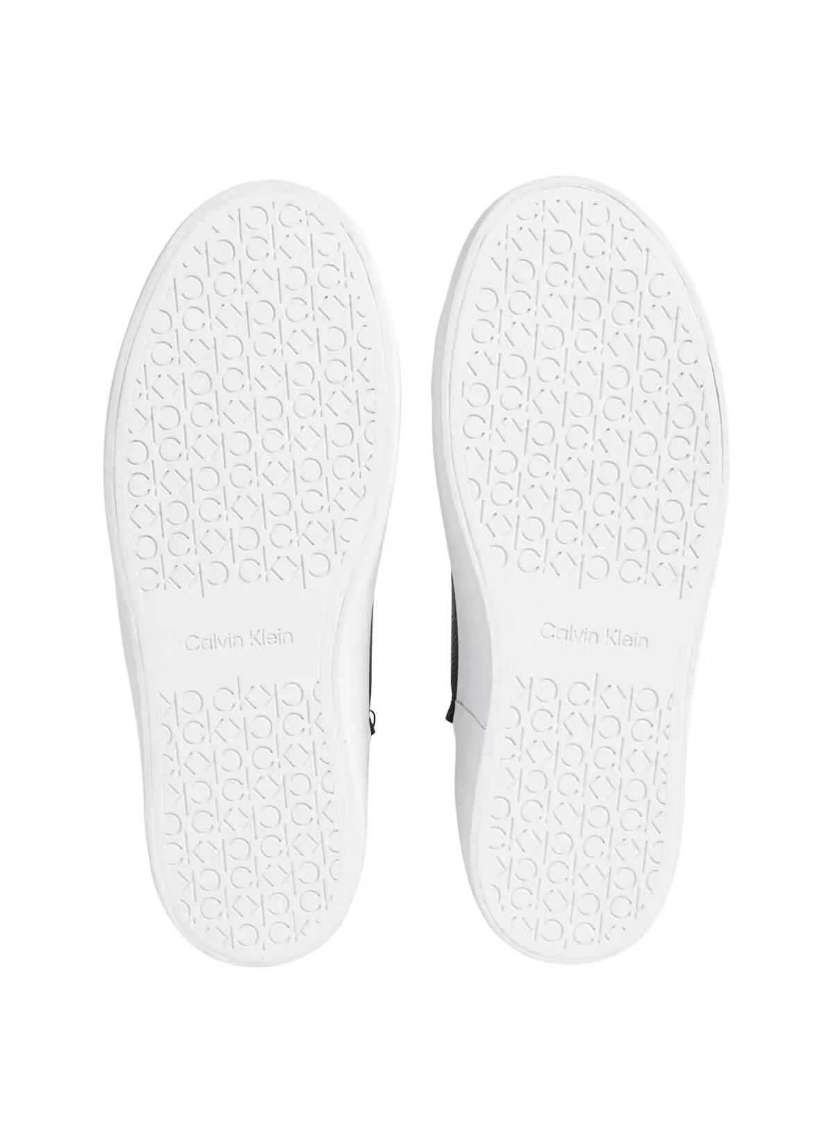 Calvin Klein VULC HIGH TOP LTH, 0GM Siyah Kadın Spor Ayakkabı