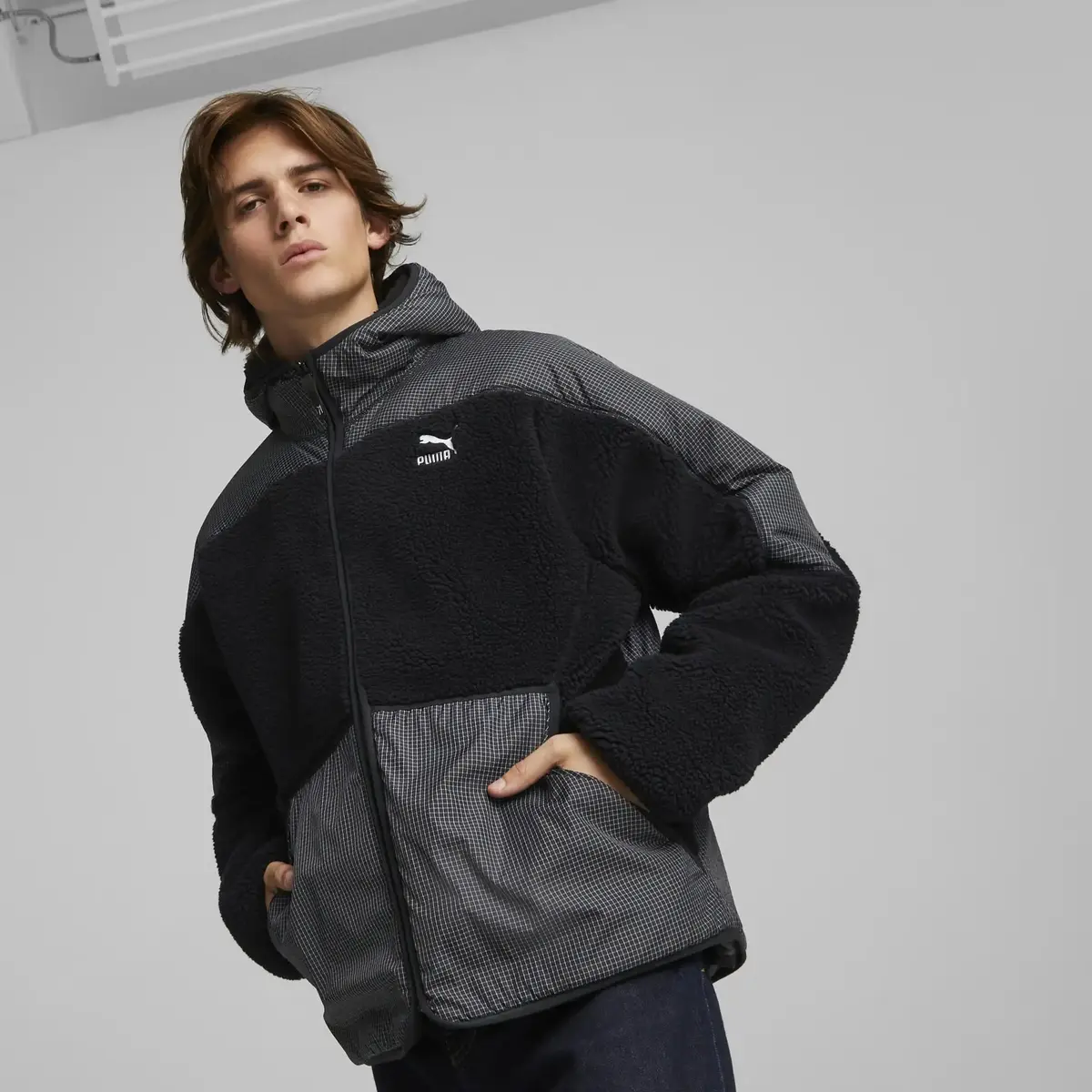 Puma Sherpa Jacket Siyah Erkek Sherpa Ceket