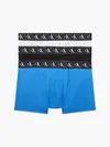 Calvin Klein 3PK TRUNK Erkek Mavi Boxer Set