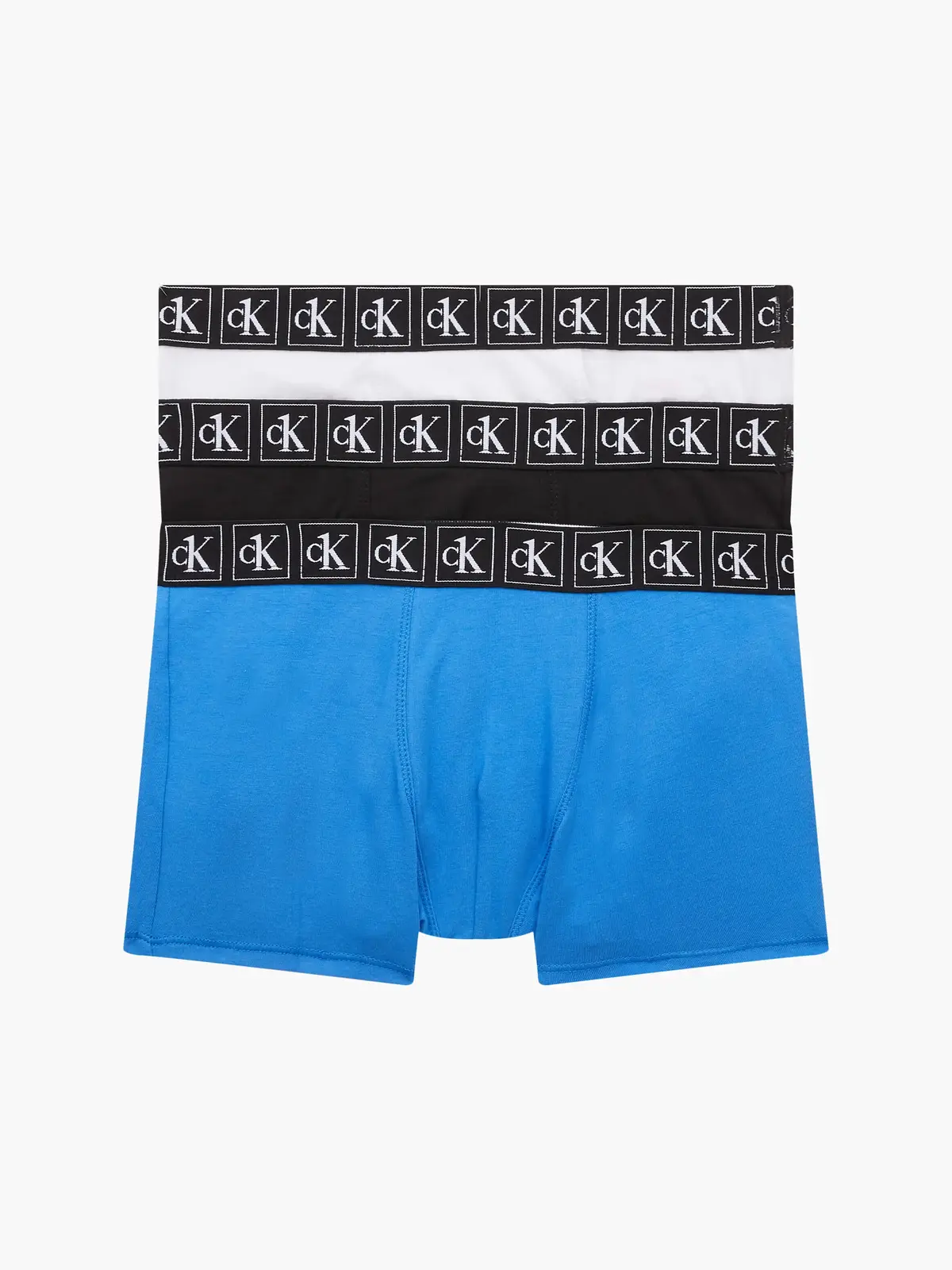 Calvin Klein 3PK TRUNK Erkek Mavi Boxer Set