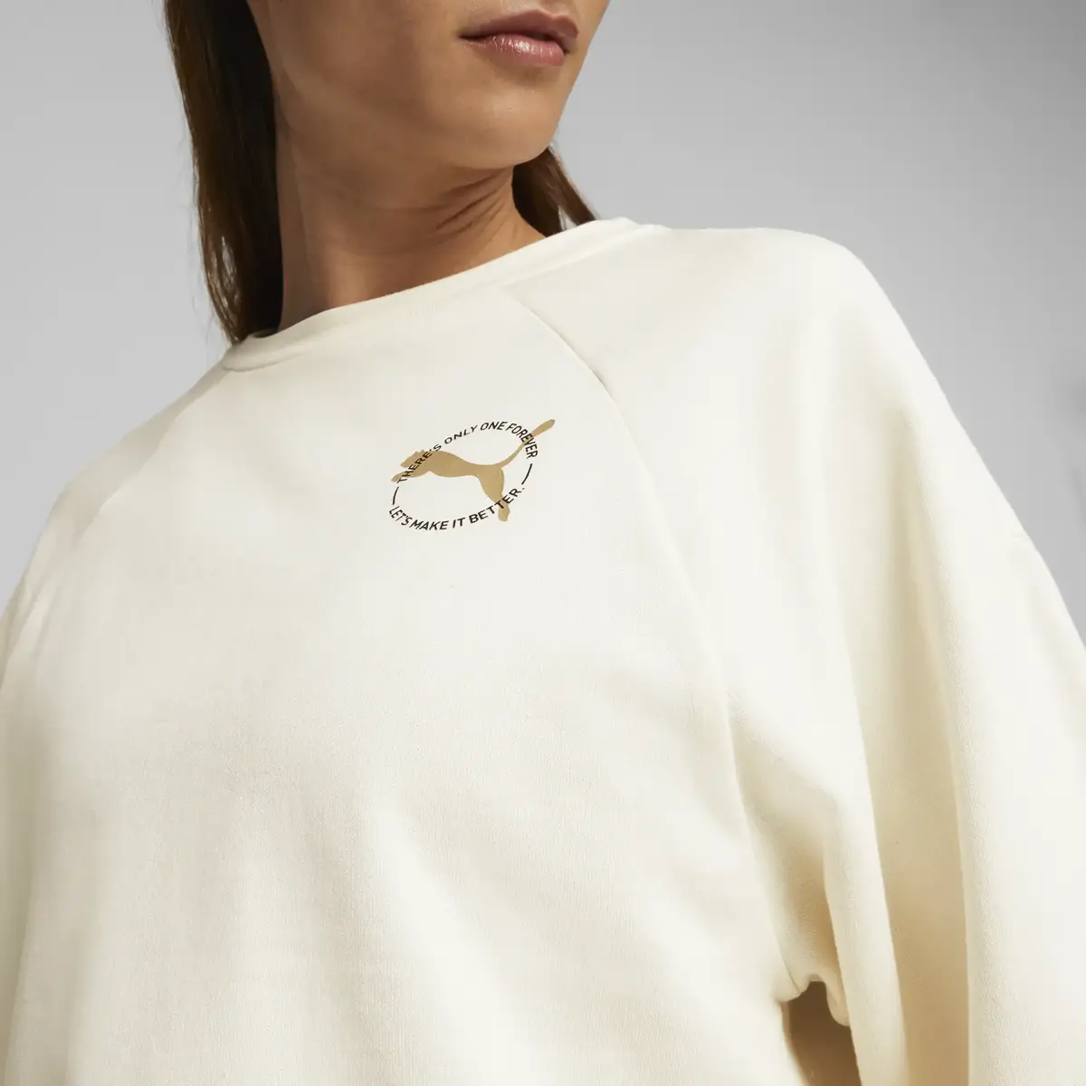 Puma BETTER SPORTSWEAR Crew Krem Kadın T-Shirt & Polo
