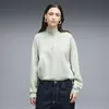PUMA PUMATECH SENSE Half-Zip Yeşil Kadın Sweatshirt