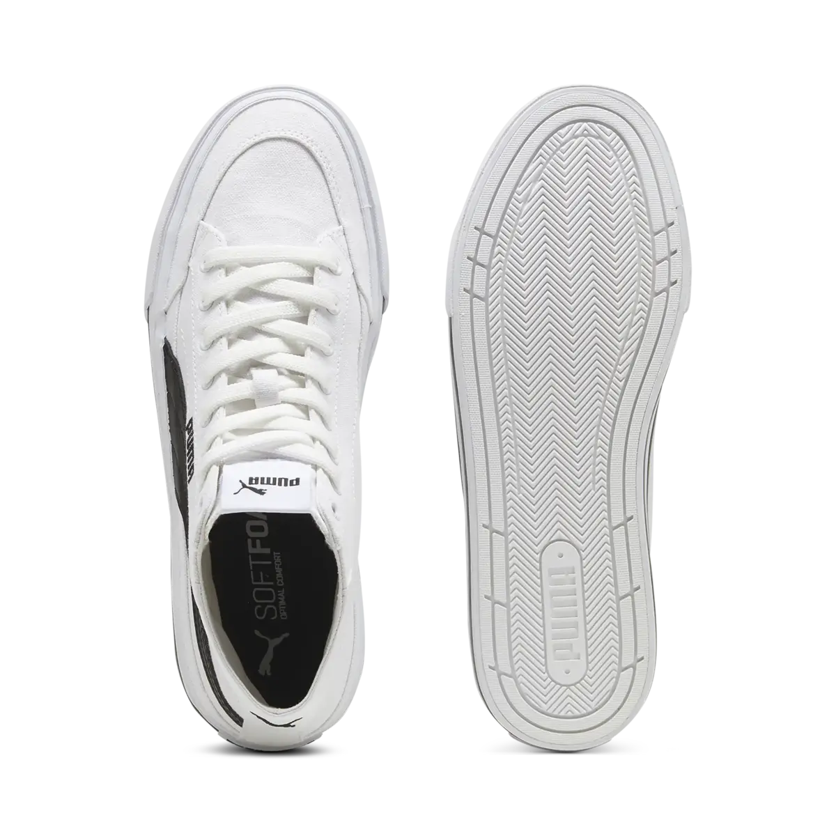 Puma Court Classic Vulc Mid FS Beyaz Erkek Spor Ayakkabı
