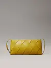 Calvin Klein CK WOVEN ELONGATED S, M1E Sarı Kadın Çanta