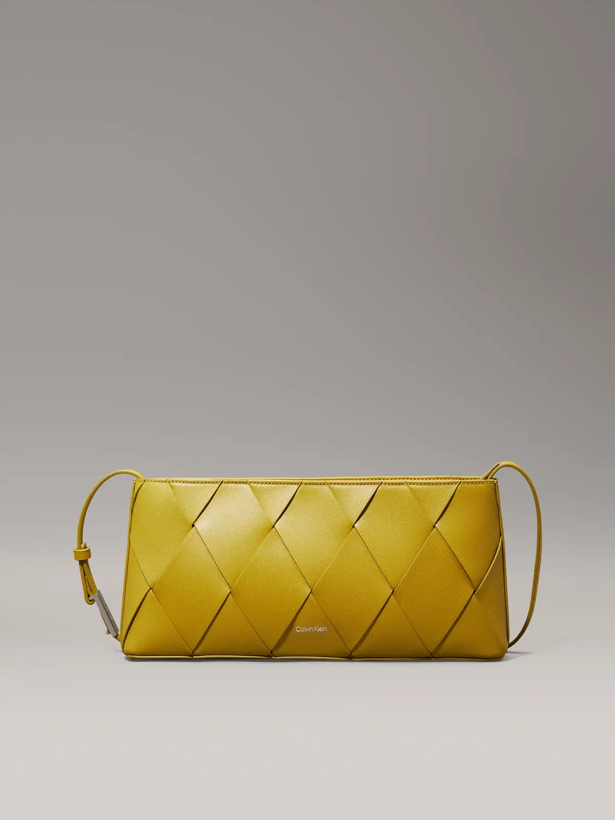 Calvin Klein CK WOVEN ELONGATED S, M1E Sarı Kadın Çanta