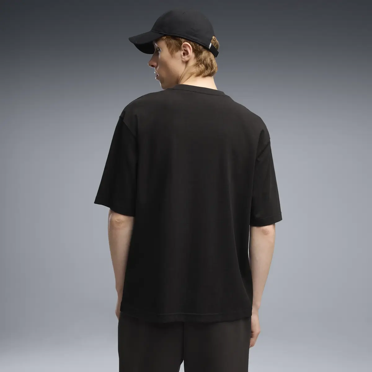 PUMA ESS Boxy Tee Siyah Erkek T-Shirt