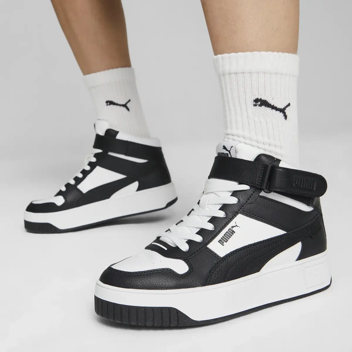 Puma Carina Street Mid Beyaz Kadın Spor Ayakkabı & Sneaker