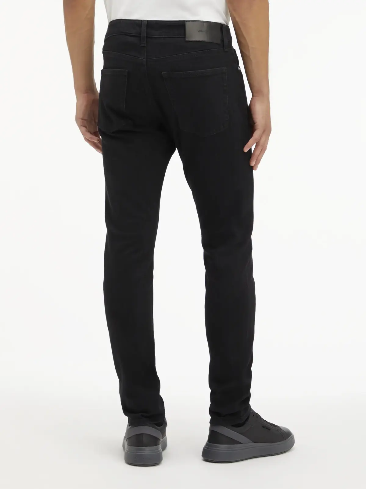 Calvin Klein SLIM FIT - RINSE BLA, 1AP Siyah Erkek Jean Pantolon