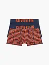 Calvin Klein 2PK TRUNK Erkek Turuncu Boxer Set