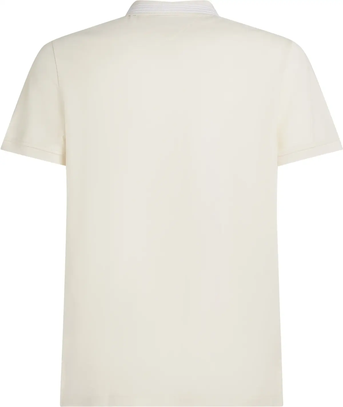 Tommy Hilfiger MERCERISED PIQUE ZIP, Z00 Krem Erkek T-Shirt & Polo