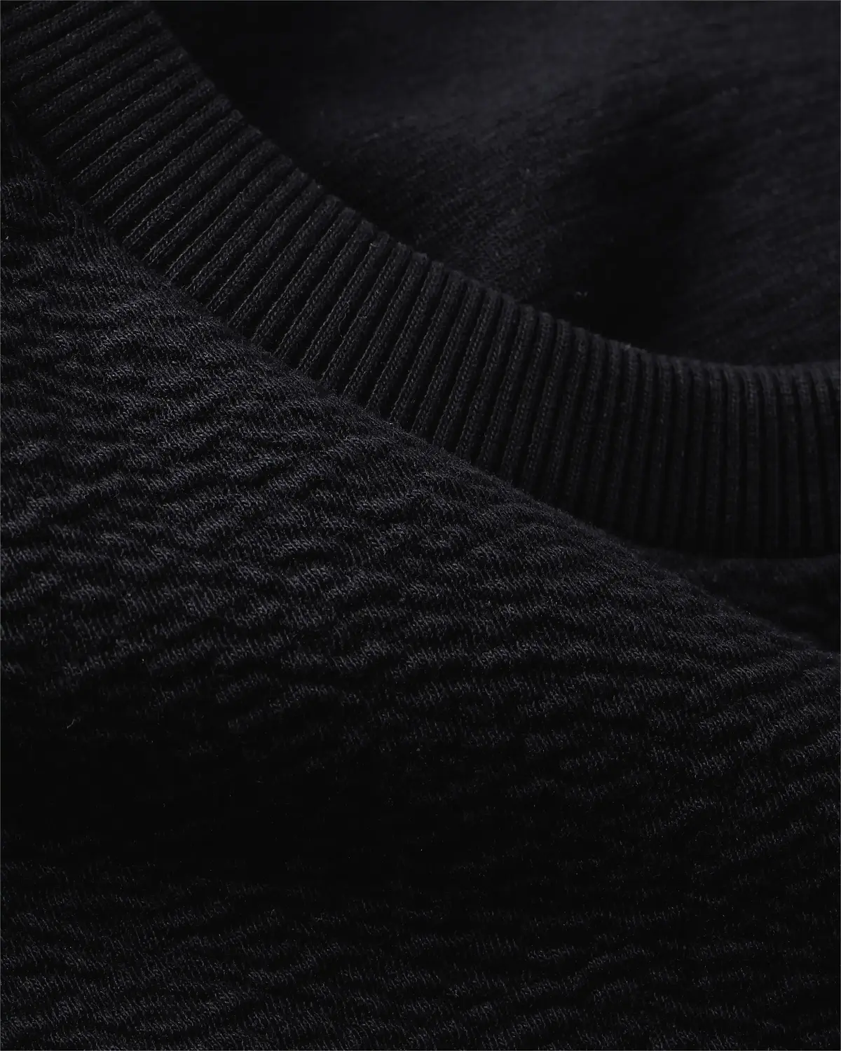 Calvin Klein SOFT STRUCTURED SWEA Erkek Siyah Sweatshirt