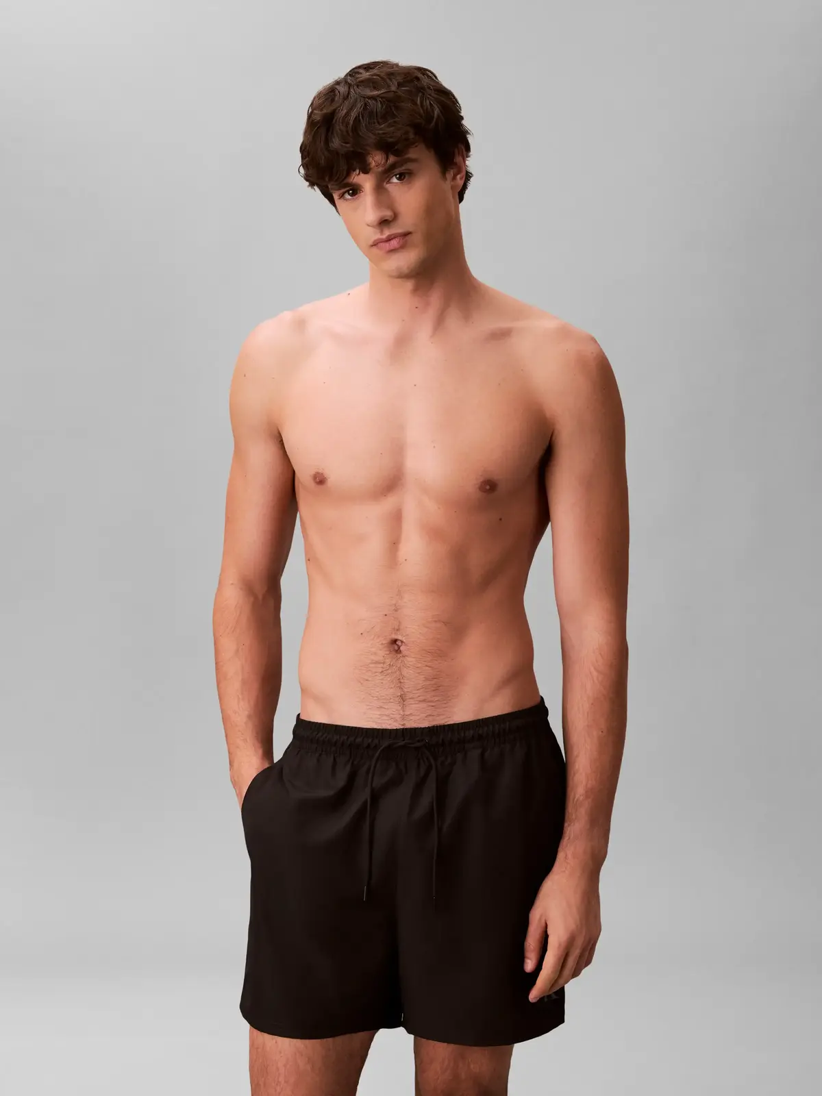 Calvin Klein MEDIUM DRAWSTRING SiYAH Erkek Orta Boy Deniz Şortu