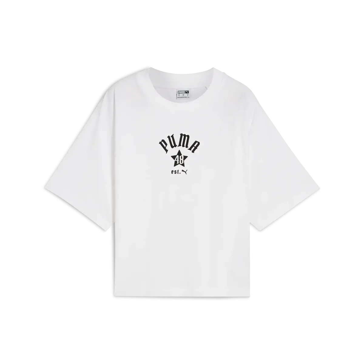 Puma CLASSICS Relaxed Tee Beyaz Kadın T-Shirt