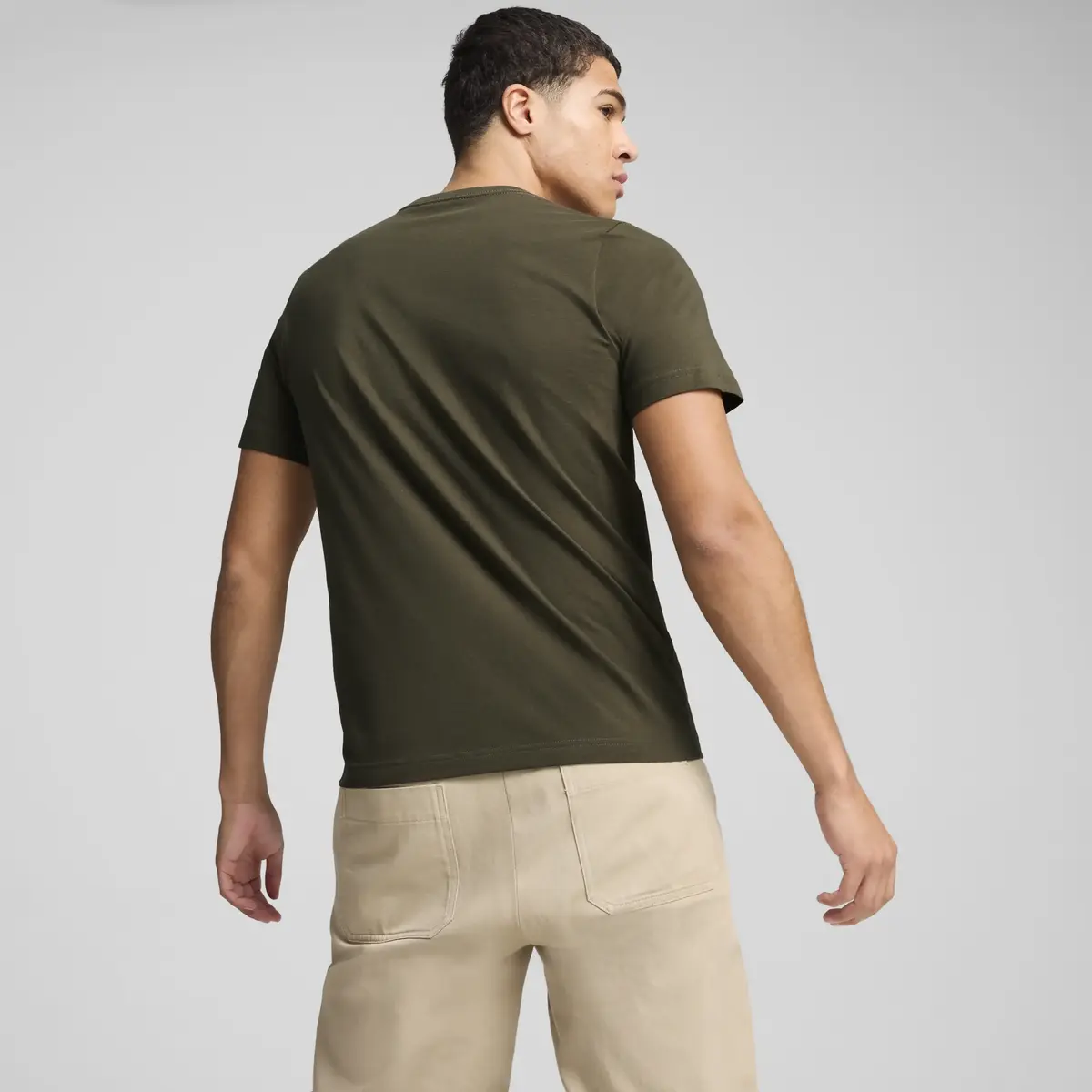 Puma ESS Logo Tee Yeşil Erkek T-Shirt & Polo
