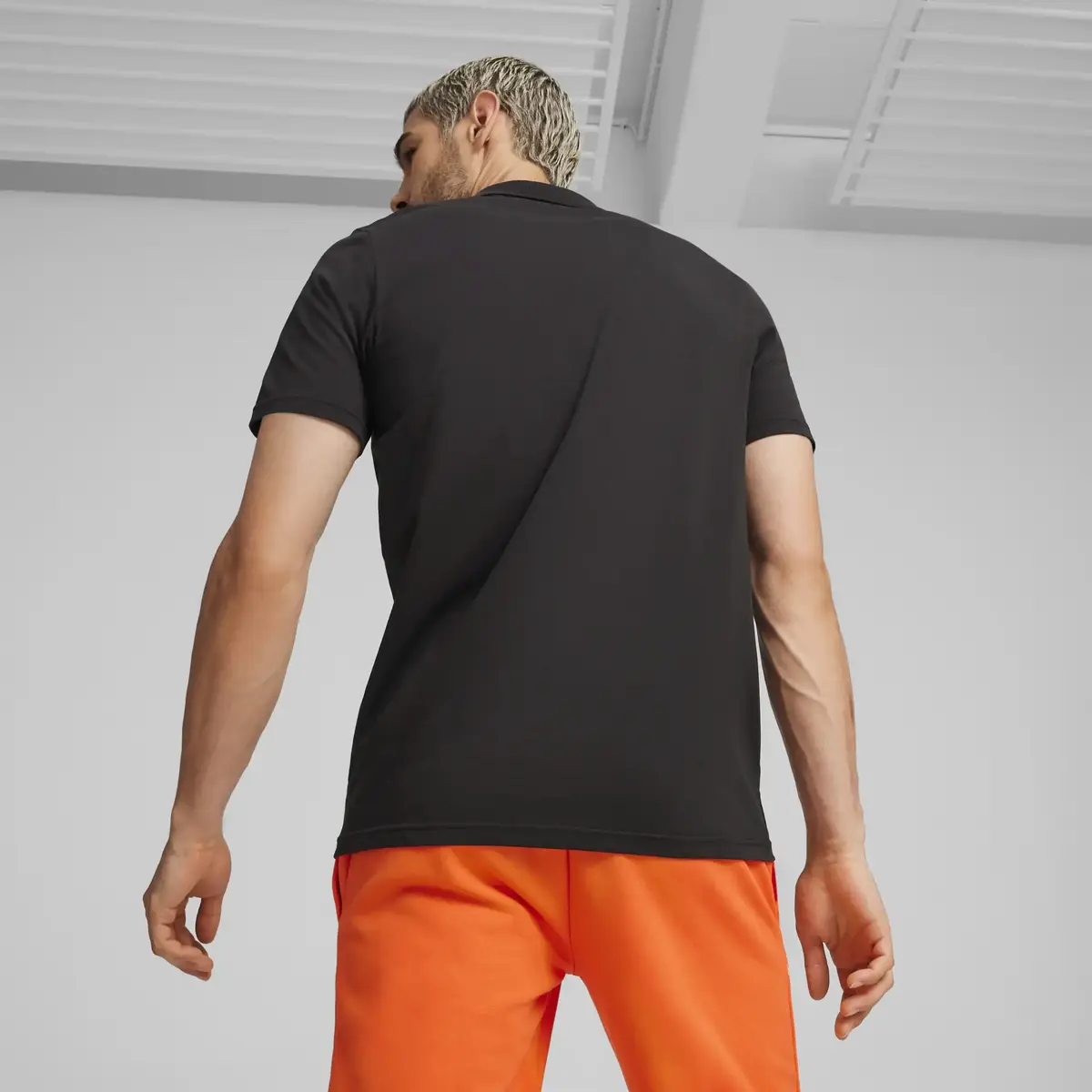 Puma F1 ESS Logo Polo Siyah Erkek T-Shirt