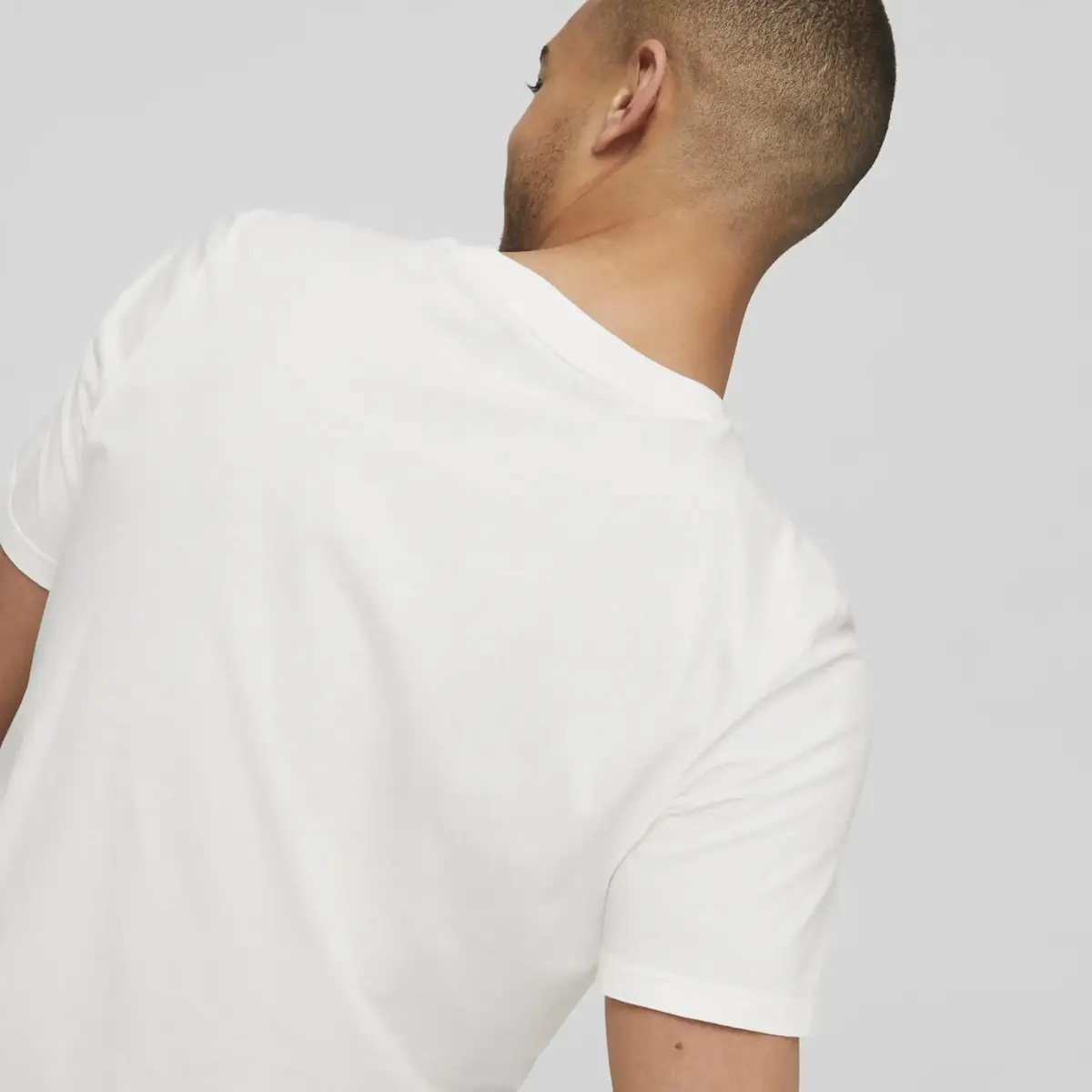 Puma Classics Small Logo Tee Beyaz Erkek T-Shirt