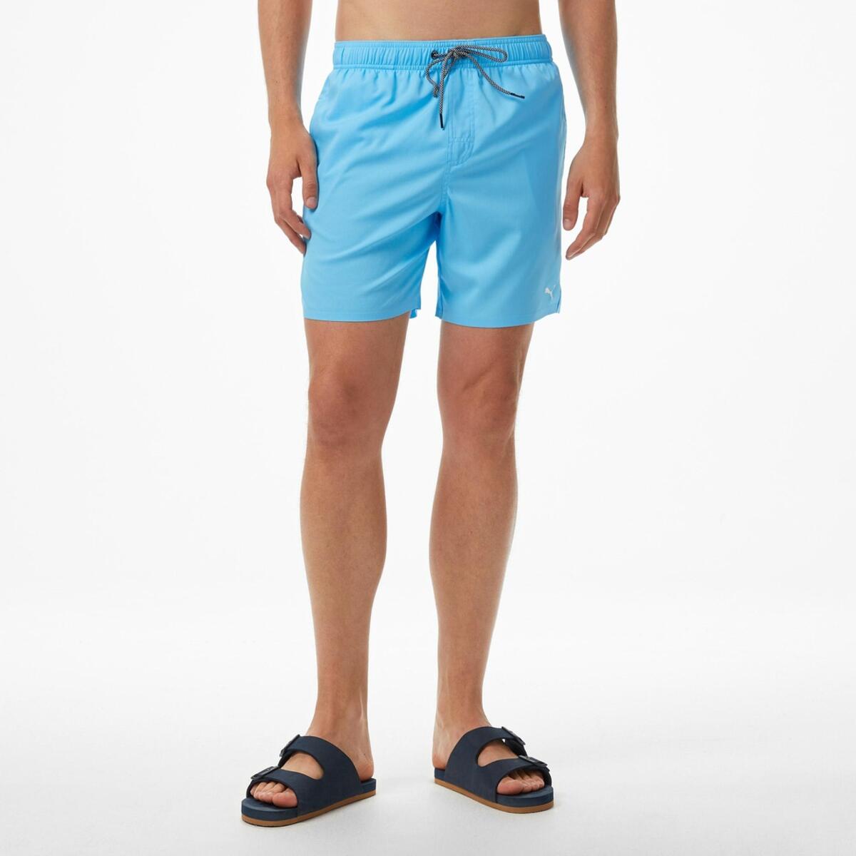 PUMA SWIM MEN MEDIUM LENGTH SWIM SHORTS Erkek Mavi Mayo Şort
