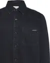 Calvin Klein BLUE BLACK STONE 90S OVERSHIRT Erkek Siyah Kot  Gömlek