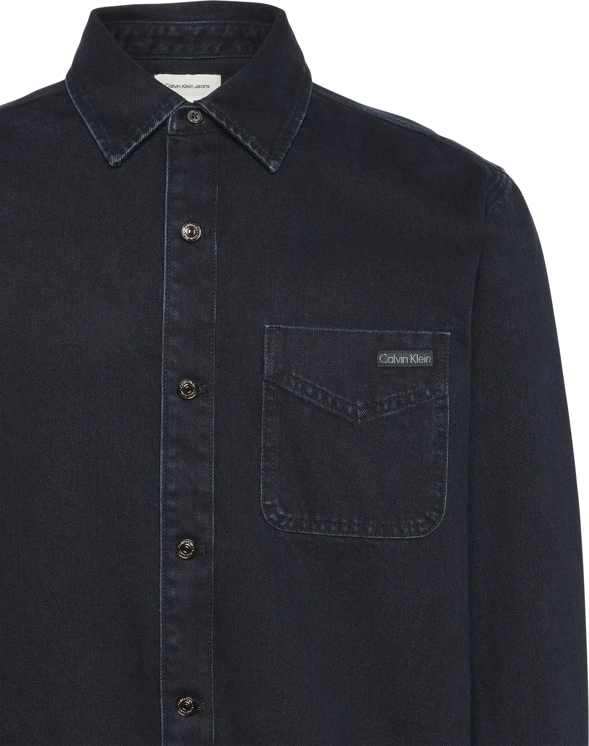 Calvin Klein BLUE BLACK STONE 90S OVERSHIRT Erkek Siyah Kot  Gömlek