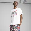 PUMA WARDROBE ESS Graphic Tee Beyaz Erkek T-Shirt