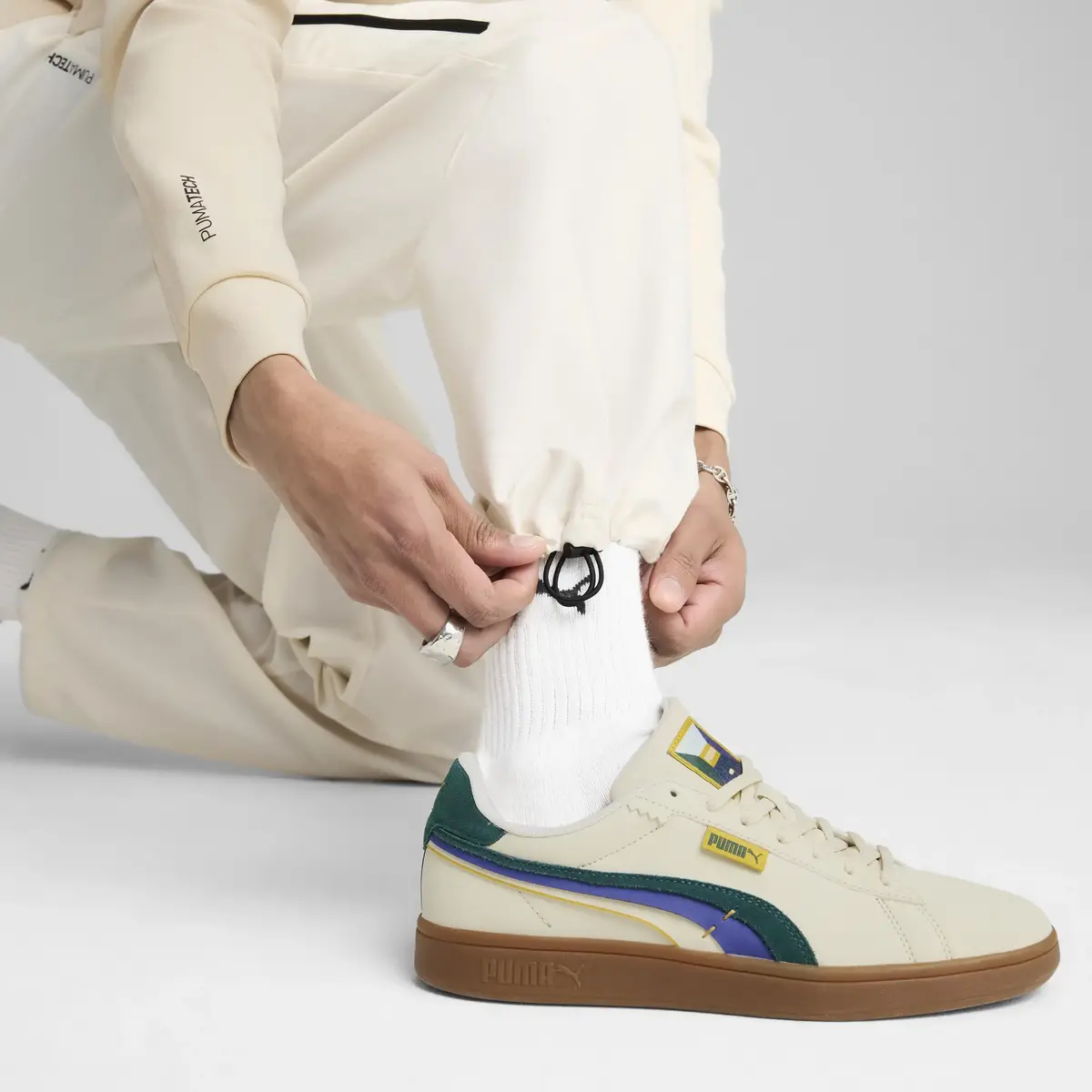 PUMATECH Cargo Woven Pants Bej Erkek Eşofman Altı