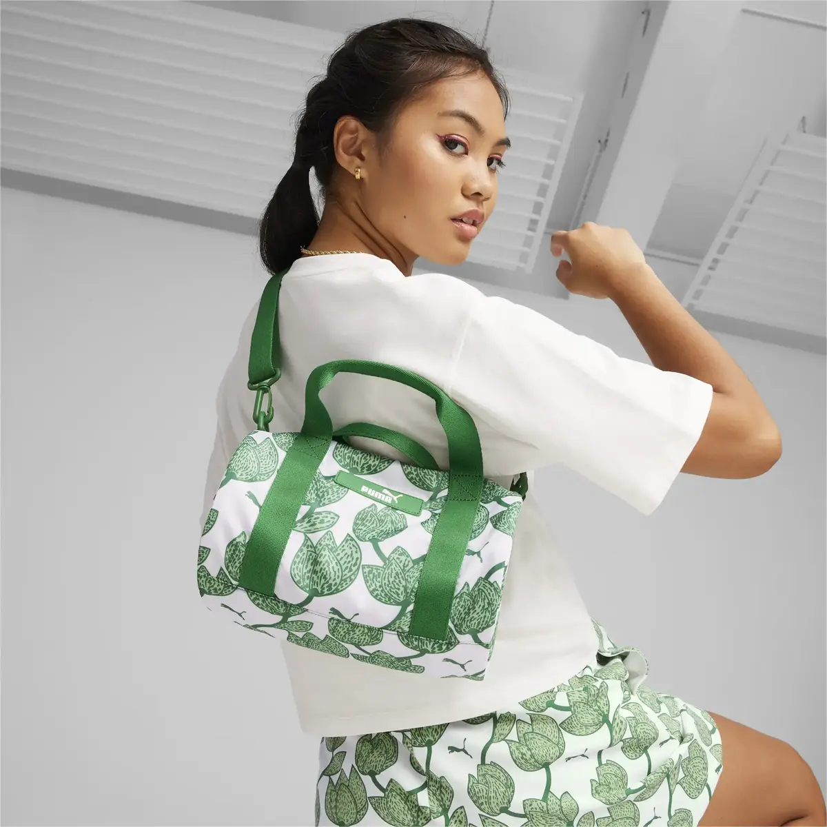 Puma Core Pop Barrel Bag Yeşil Kadın Sırt Çantası