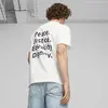 Puma CLASSICS Graphic Tee Beyaz Unisex T-Shirt