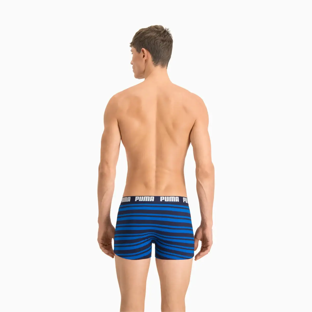 Puma PUMA HERITAGE STRIPE BOXER 2P blue Mavi Erkek 2'li Boxer