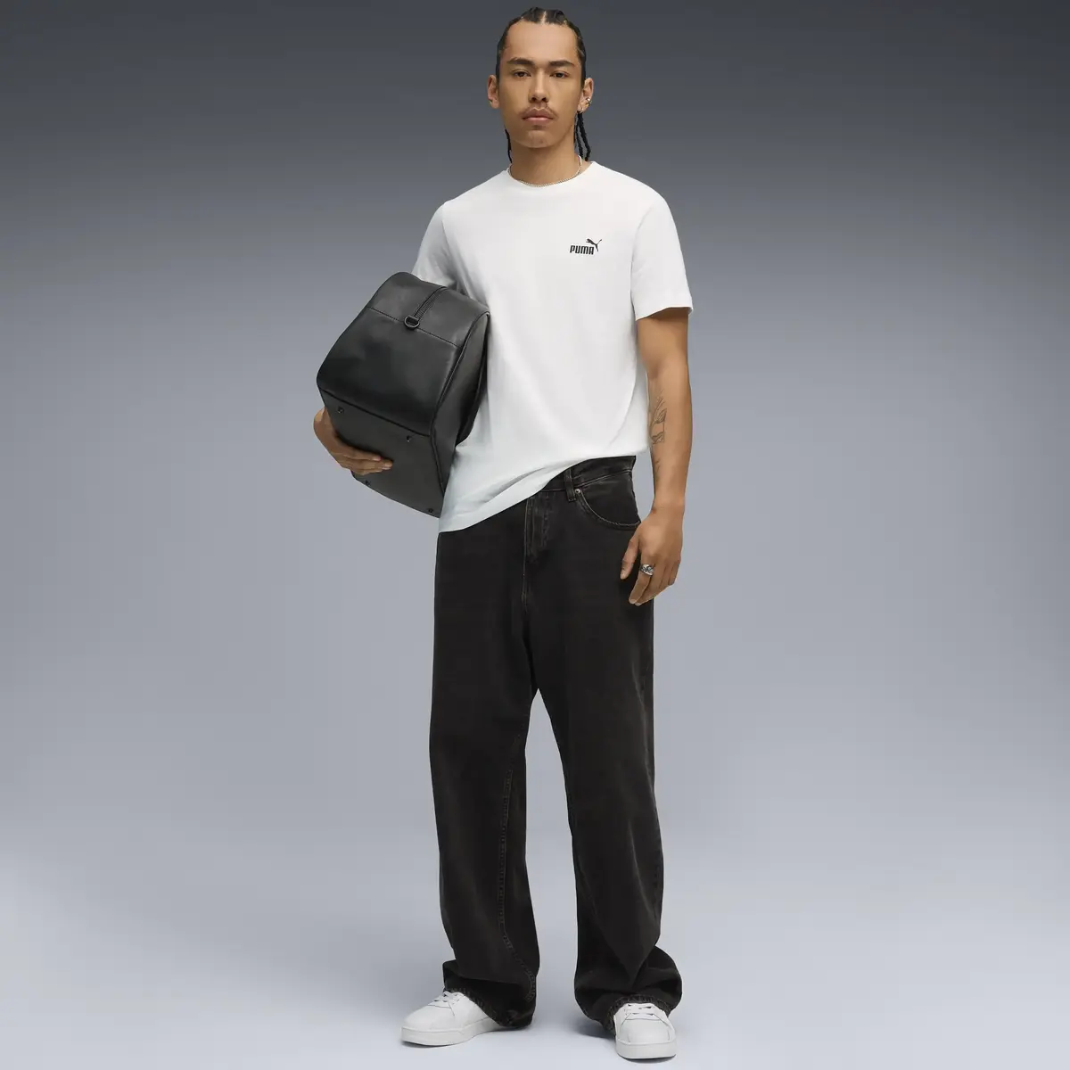 Puma GRAPHIC Tee Beyaz Erkek T-Shirt & Polo