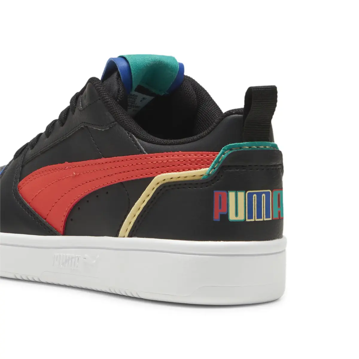 Puma Rebound V6 Lo Ready, Set, Better Jr Siyah Kadın Günlük Spor Ayakkabı