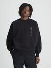 Calvin Klein VERTICAL INSTITUTION Erkek Siyah Sweatshirt