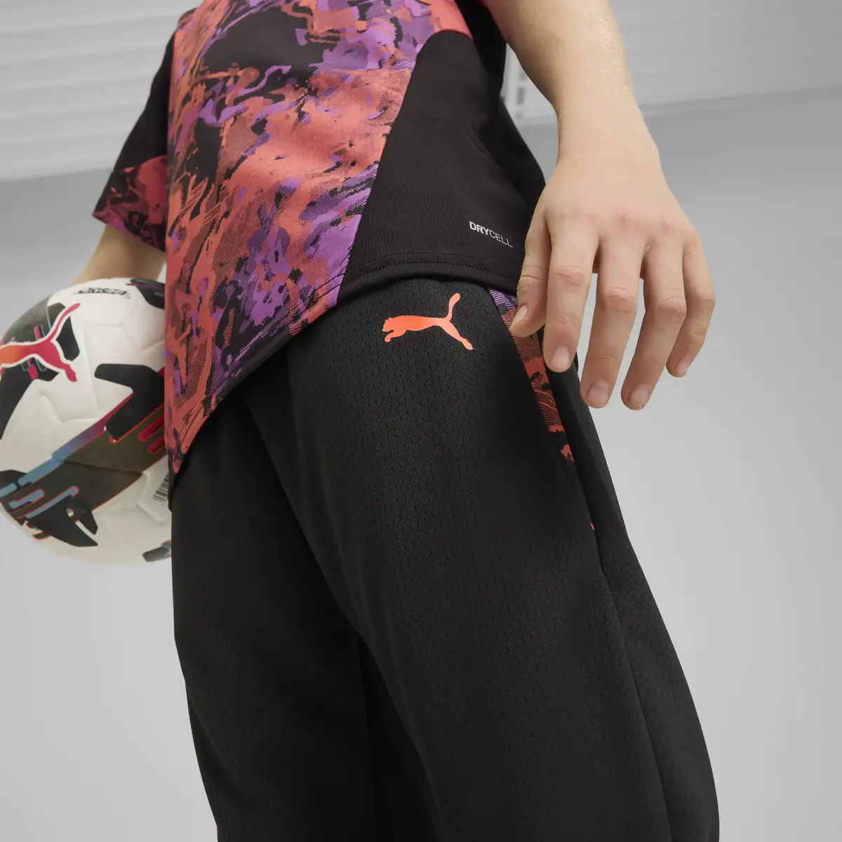 Puma individualCUP Trg Pants jr Siyah Erkek Eşofman Altı