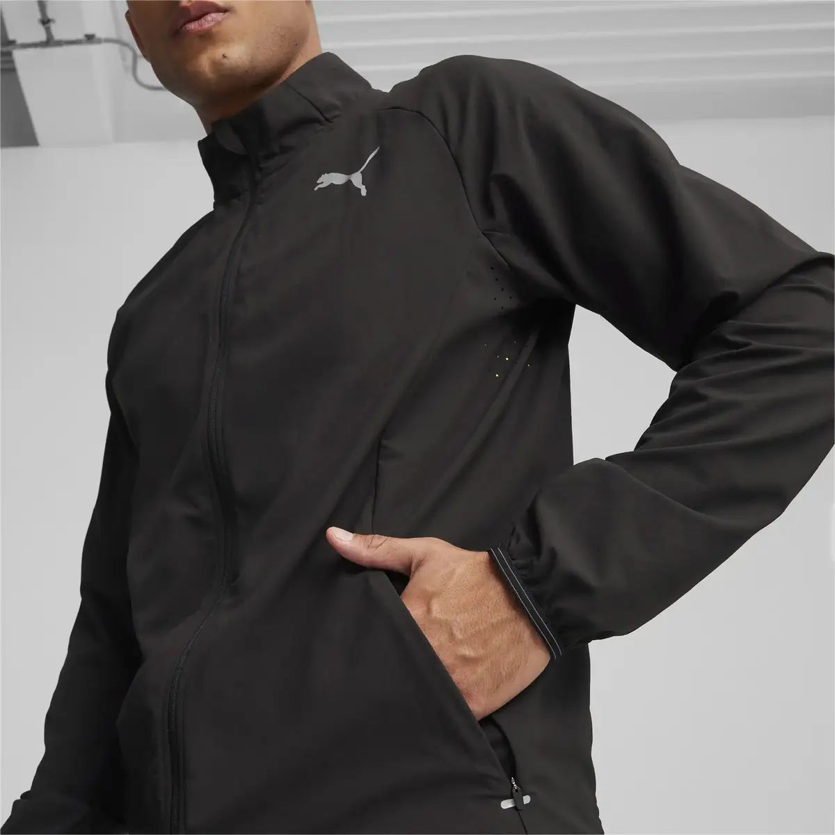 Puma RUN ELITE ULTRWEAVE JACKET M Siyah Erkek Ceket