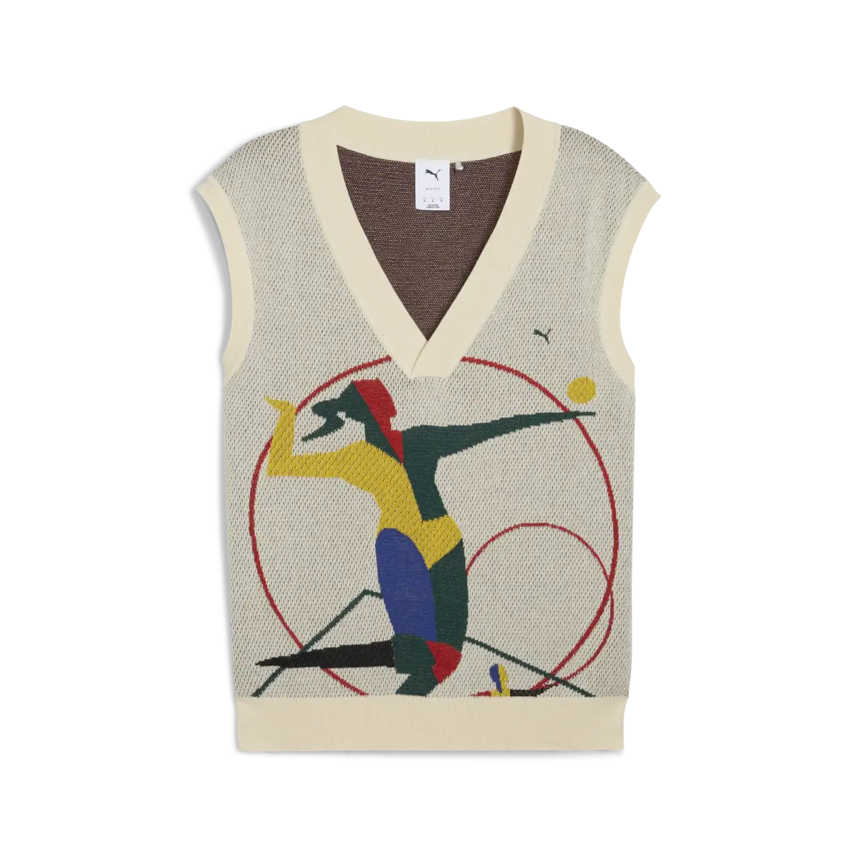 Puma Knit Vest Krem Erkek Yelek