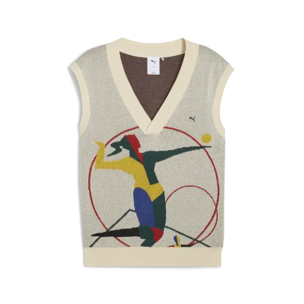Puma Knit Vest Krem Erkek Yelek