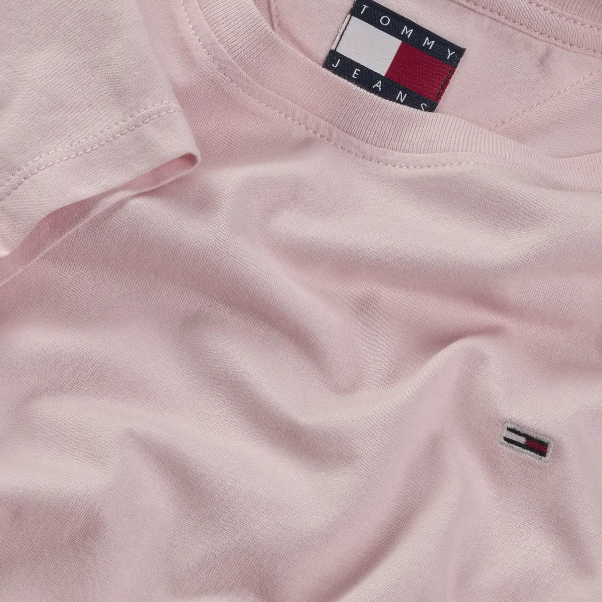 Tommy Hilfiger TJW SLIM C-NECK TEE Kadın Pembe T-Shirt