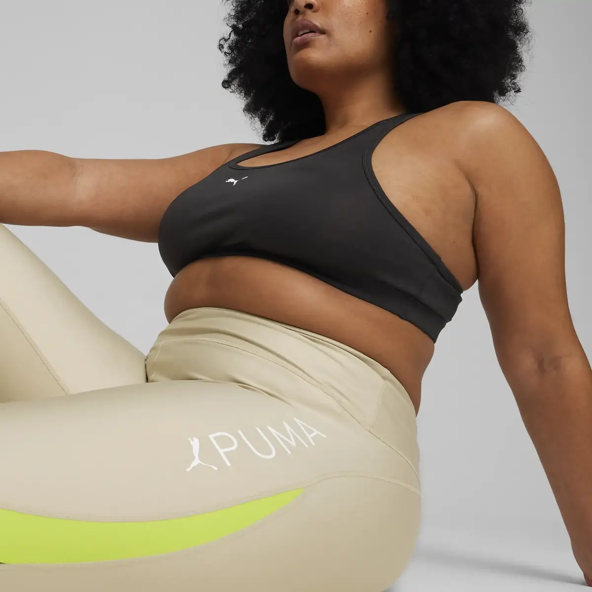Puma FIT EVERSCULPT TIGHT Bej Kadın Tayt