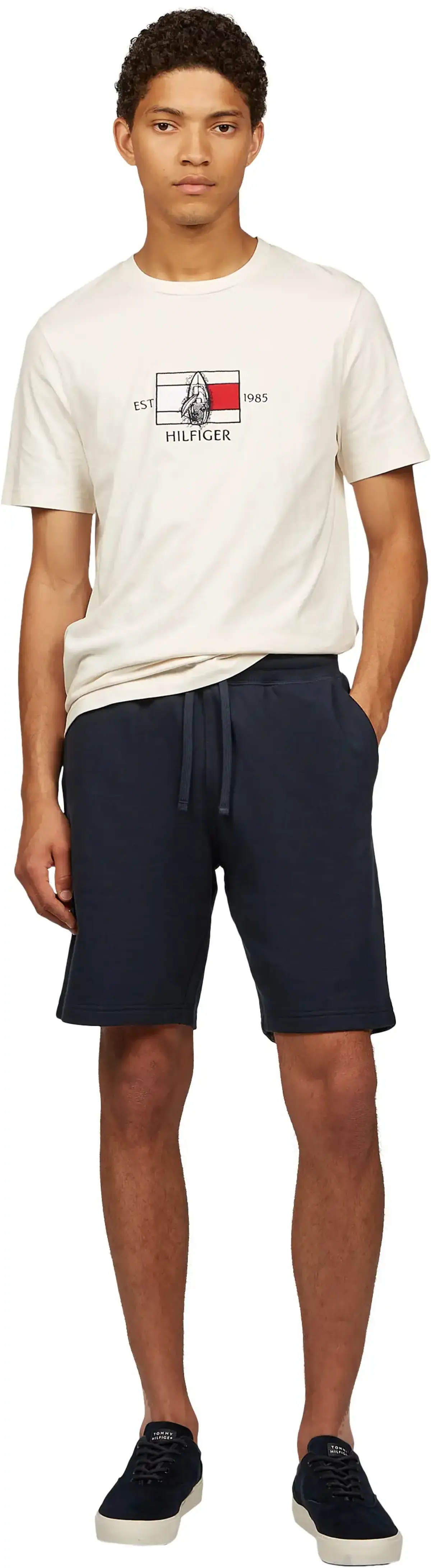 Tommy Hilfiger ESSENTIAL TERRY SWEA, DW5 Siyah Erkek Eşofman Altı