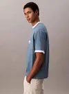 Calvin Klein SS RETRO LOGO RINGER 16S RLXD TE Mavi Erkek Tişört Calvin Klein SS RETRO LOGO RINGER 16S RLXD TE Mavi Erkek Tişört